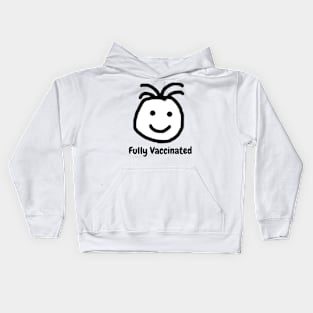 Cute Happy Fully Vaccinated Kids Hoodie